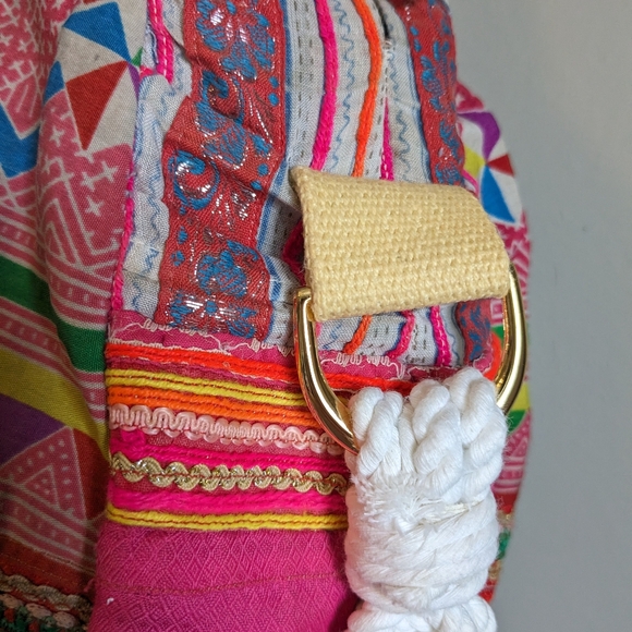 Tricia Fix DayTripper Weekender Small Duffle Tote Embellished Bag - Picture 7 of 16